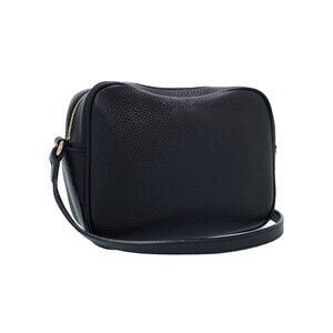 Gucci Leather Disco Bag Interlocking Crossbody Tassel Pebbled GG Soho